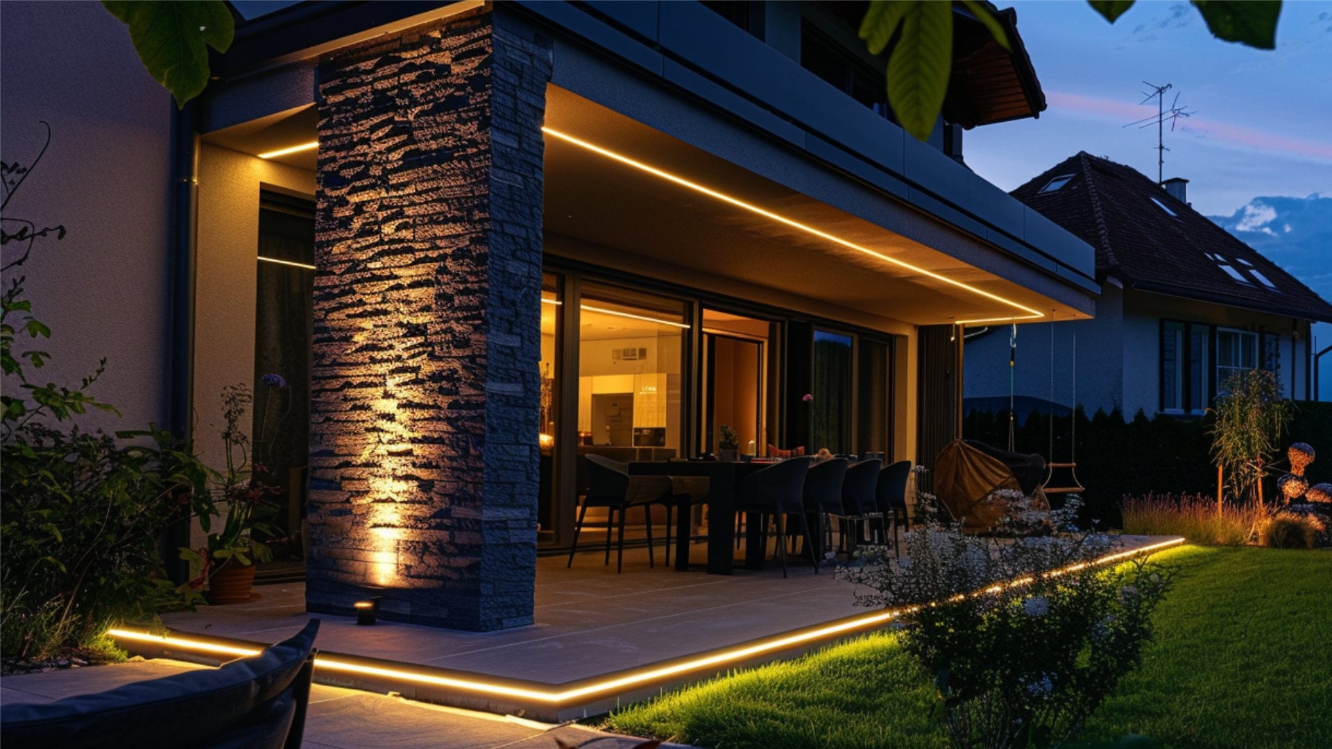 Led Beleuchtung Haus Auen