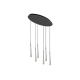 main image of product Grau Niceone Chandelier Six Raw/Charcoal