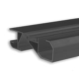 main image of product ISOLED LED Sockelleistenprofil HIDE BOTTOM schwarz RAL 9005