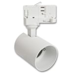 main image of product ISOLED 3-Phasen Schienen-Adapter Mini für GU10-Spots, weiß matt
