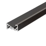 ISOLED LED Aufbauprofil FURNIT6 S Aluminium schwarz RAL 9005, 200cm
