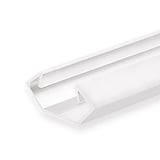 ISOLED LED Eckprofil CORNER11n Aluminium weiß RAL9010, 200cm