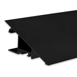 ISOLED LED Aufbauleuchtenprofil HIDE TRIANGLE Aluminium schwarz RAL 9005, 200cm