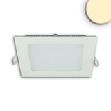 ISOLED LED Downlight, 9W, eckig, ultraflach, blendungsreduziert, weiß, warmweiß, dimmbar CRI90