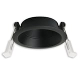 ISOLED Einbaur. f. Einbaustrahler Back68&LED Modul SYS-GU10, schwenkbar, schwarz matt