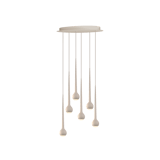 main image of product Grau Falling Sun Chandelier Six Sand White