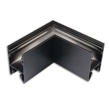 ISOLED HALON 90° Eck, geschweißt, 120x120mm, schwarz RAL 9005, exkl. Cover