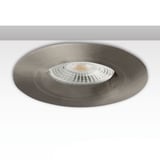 ISOLED Einbaurahmen rund, Loch 68mm, Alu gebürstet, für GU10/MR16 Spots