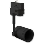 ISOLED 3-Phasen Schienen-Adapter für GU10-Spots, schwarz matt