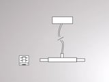 Molto Luce VOLARE MITTELEINSPEISUNG (aluminium eloxiert)