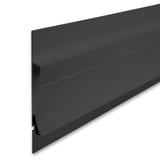main image of product ISOLED LED Trockenbau-Leuchtenprofil Single Curve, schwarz pulverbeschichtet 200cm