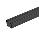 ISOLED Gardinen-Inlay schwarz, Innenformat B=9.7 H=6.5mm Schlitz 6mm, 100cm
