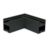 ISOLED LAMP30V1 90° Eck, geschweißt, 120x120mm, schwarz RAL 9005, exkl. Cover