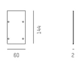 main image of product Molto Luce LOG OUT UP/DOWN ENDSTÜCK (schwarz)