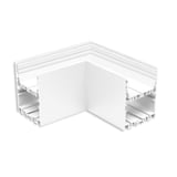 ISOLED LAMP40 90° Eck, geschweißt, 140x140mm, weiß RAL 9003, exkl. Cover