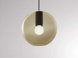 Molto Luce LOON MINI BALL VOLARE (schwarz/amber)