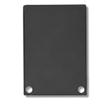 ISOLED Endkappe EC48 Alu schwarz RAL 9005 für SURF/DIVE20 mit COVER11/COVER35, 2 STK, inkl. Schrauben