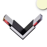 main image of product ISOLED Eckverbinder 90° prismatisch für Hängeleuchte Linear Up&Down, 3W, schwarz, warmweiß