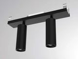 Molto Luce RIDE ROGGA EINSATZ 2-FLAMMIG (schwarz)