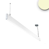 main image of product ISOLED LED Hängeleuchte Linear Up&Down 1200, 40W, prismatisch, linear- u. 90° verbindbar, weiß, warmweiß