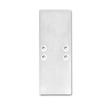 ISOLED Endkappe EC66 Aluminium silber für Profil 2SIDE, 2 STK, inkl. Schrauben