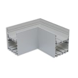 main image of product ISOLED LAMP40 90° Eck, geschweißt, 140x140mm, silber pulverbeschichtet, exkl. Cover