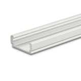 ISOLED LED Aufbauprofil SURF12 FLAT Aluminium eloxiert, 200cm