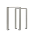 main image of product ISOLED Montagebügel Z64 für Leuchtenprofil HALON zur Deckenanbau-Montage, 2 STK, silber