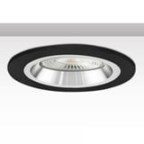 main image of product ISOLED Einbaurahmen rund, Loch 80mm, schwarz + weiß-silber, für GU10/MR16 Spots