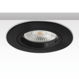 main image of product ISOLED Einbaurahmen rund, Loch 68mm, schwarz, für GU10/MR16 Spots