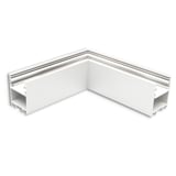 main image of product ISOLED LAMP30V2 90° Eck, geschweißt, 120x120mm, weiß RAL 9003, exkl. Cover