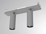 Molto Luce RIDE ROGGA EINSATZ 2-FLAMMIG (grau)