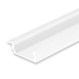 main image of product ISOLED LED Einbauprofil DIVE12 FLAT Aluminium pulverbeschichtet weiß RAL 9010, 200cm