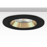 main image of product ISOLED Einbaurahmen rund, Loch 80mm, schwarz + schwarz-gold, für GU10/MR16 Spots