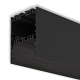 main image of product ISOLED LED Leuchtenprofil LAMP40 Up&Down Aluminium schwarz pulverbeschichtet, 200cm