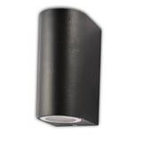 main image of product ISOLED Wandleuchte Siara Up&Down 2xGU10, IP54, schwarz, exkl. Leuchtmittel