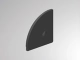 Molto Luce MAXI CORNER AUFBAU (schwarz)