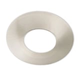 ISOLED Cover Aluminium rund/Kante nickel gebürstet für Sys-68