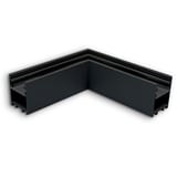 ISOLED LAMP30V2 90° Eck, geschweißt, 120x120mm, schwarz RAL 9005, exkl. Cover