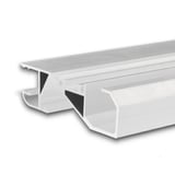 ISOLED LED Sockelleistenprofil HIDE BOTTOM weiß RAL 9003