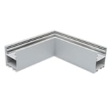 main image of product ISOLED LAMP30V2 90° Eck, geschweißt, 120x120mm, silber pulverbeschichtet, exkl. Cover