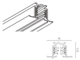 main image of product Molto Luce 3 PHASE TRACK PULSE DALI R (weiß)