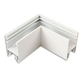 main image of product ISOLED HALON 90° Eck, geschweißt, 120x120mm, weiß RAL 9003, exkl. Cover