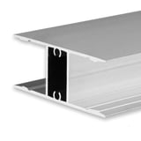 ISOLED LED Aufbauleuchtenprofil HIDE DOUBLE Aluminium eloxiert, 200cm