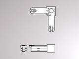 main image of product Molto Luce VOLARE ECKVERBINDER (schwarz chrom)