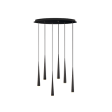 Grau Niceone Chandelier Six Black/Black