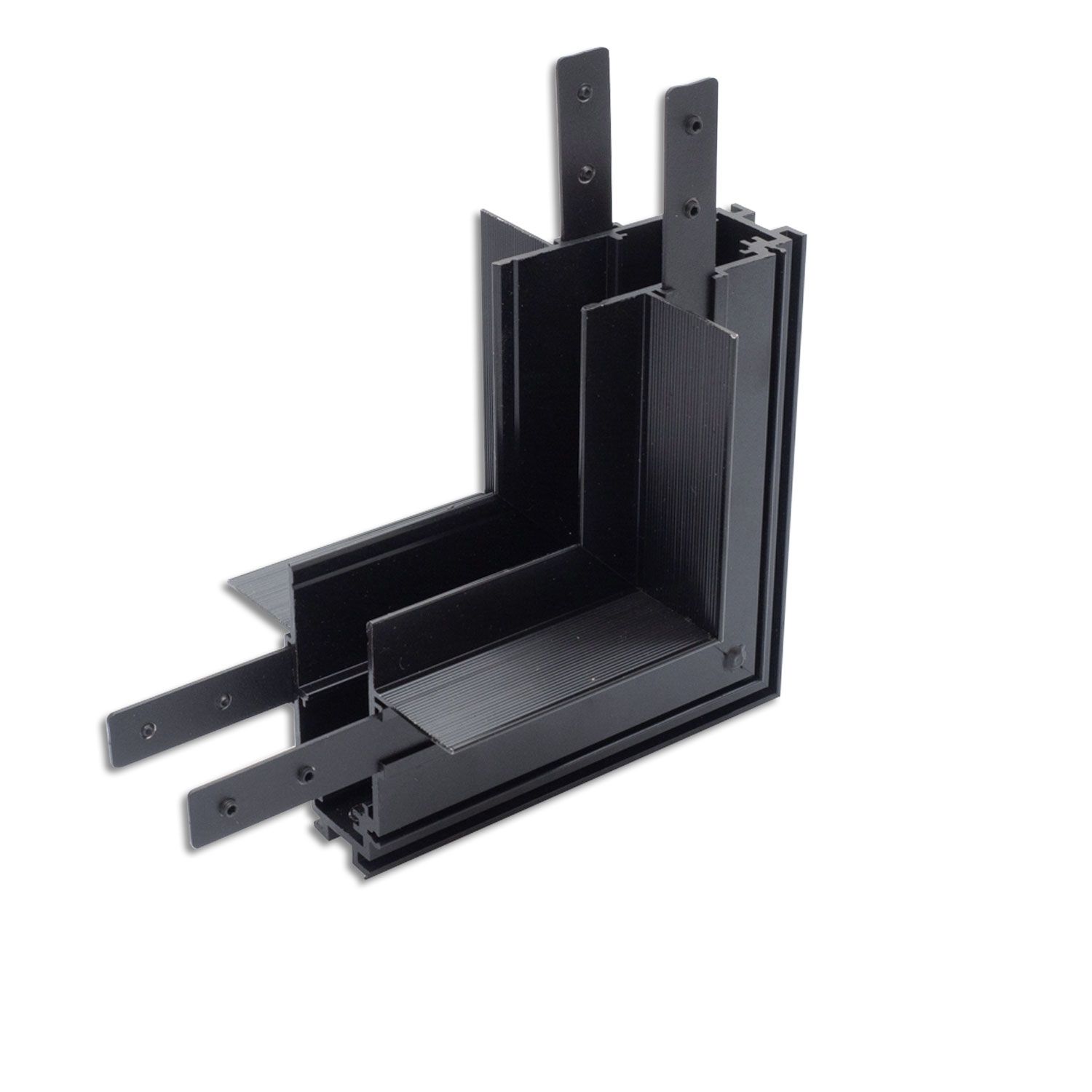 ISOLED Track48 Eckschiene 90° vertikal für Trockenbauschiene, schwarz, nicht stromführend ISOLED Track48 Eckschiene 90° vertikal für Trockenbauschiene, schwarz, nicht stromführend - 1