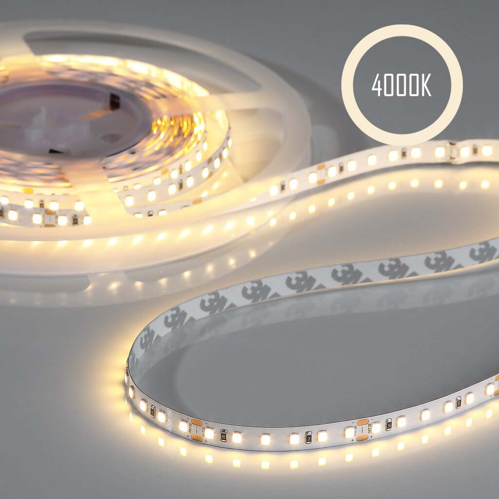 Emilum Flex Stripe 24V, 9,6W, 4000K, CRI90, 120LED, IP20, 8mm - Produktbild 1