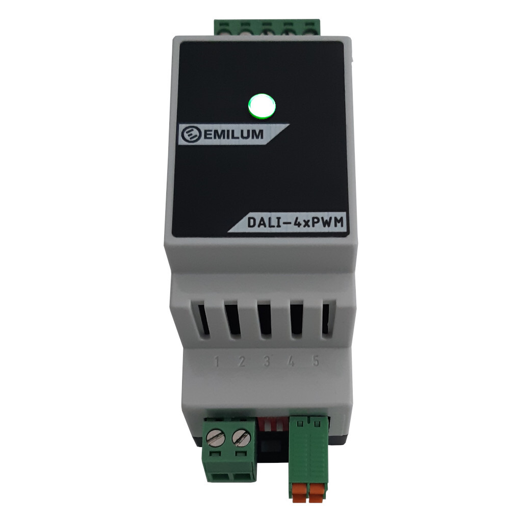 Emilum LED-PWM-Dimmer, 4-Kanal, DALI DT8, 12-24V, 300W (150W @12V) - Produktbild 2