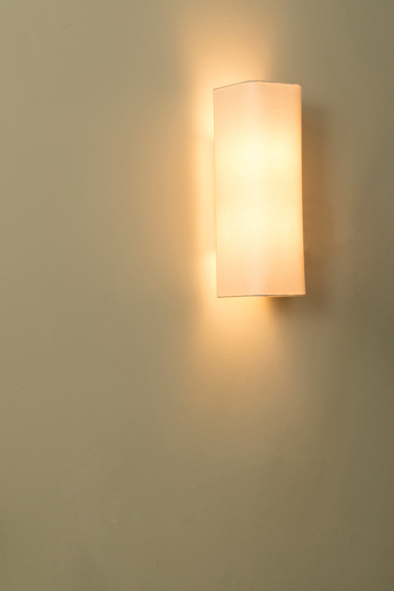 Faro COTTON RCT Vertikale beige Wandleuchte 2L - 2